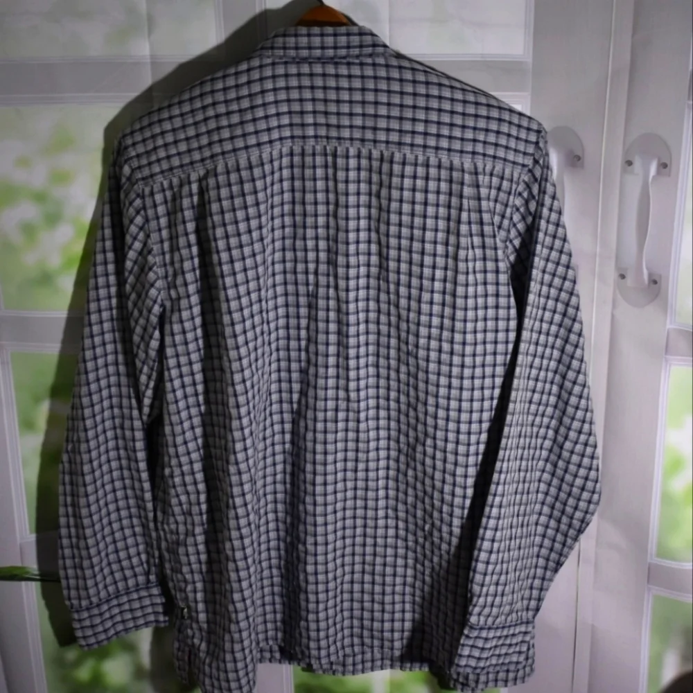 The North Face‎ Mens Button Shirt XL Plaid Long Sleeve Button Up Shirt